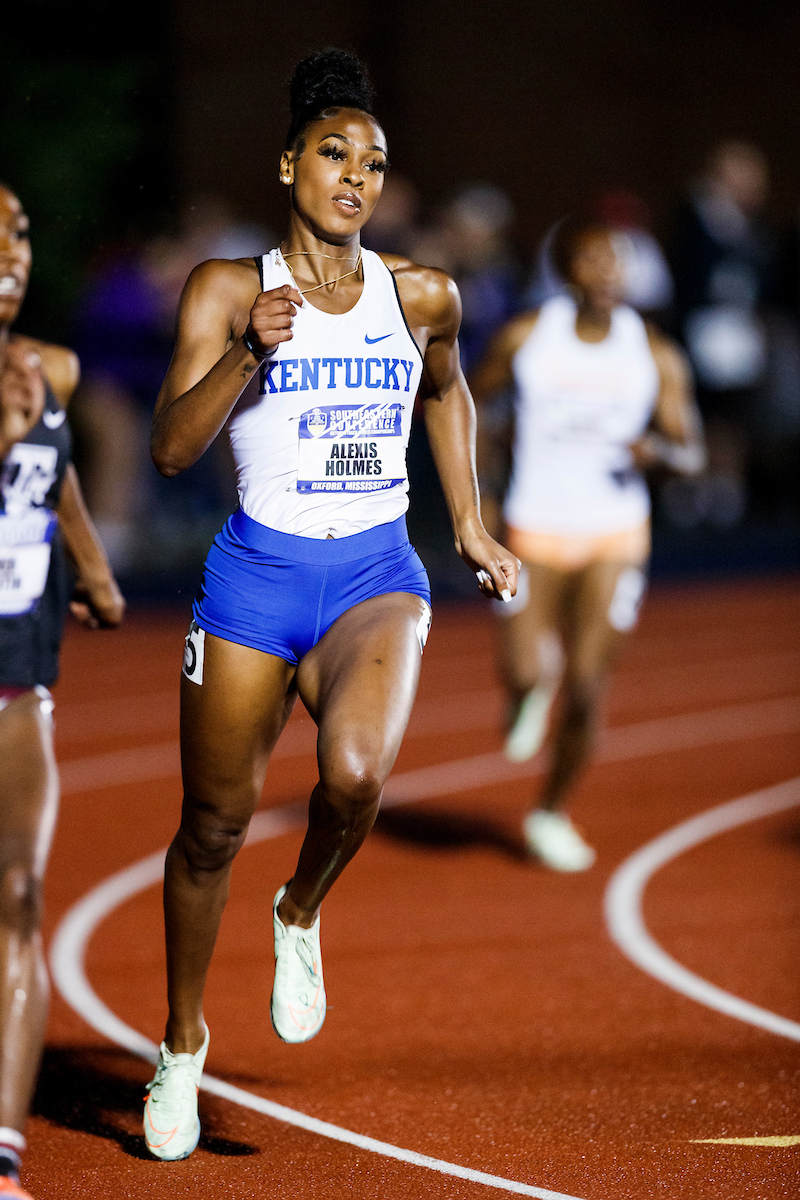 Alexis Holmes.

SEC Outdoor Track and Field Championships Day 2.

Photo by Elliott Hess | UK Athletics