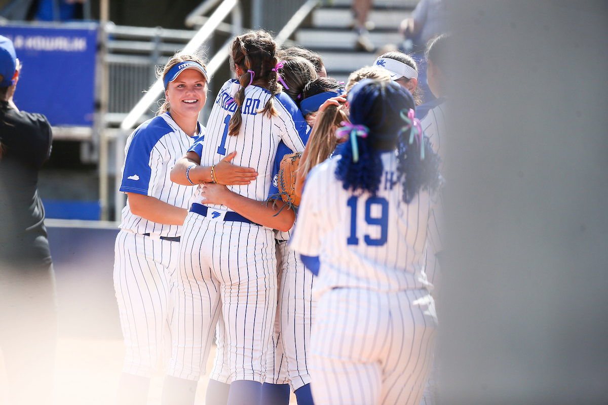 Miranda Stoddard. Erin Coffel.

Kentucky defeats Mississippi State 9-5.

Photo by Sarah Caputi | UK Athletics