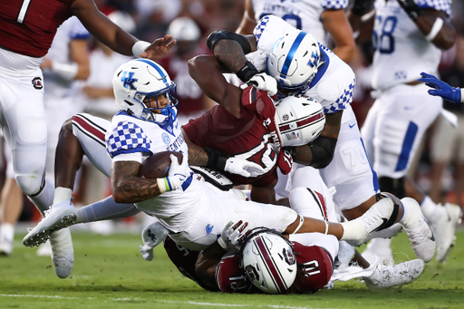 Chris Rodriguez Jr.

Kentucky beats South Carolina, 16-10.

Photo by Elliott Hess | UK Athletics