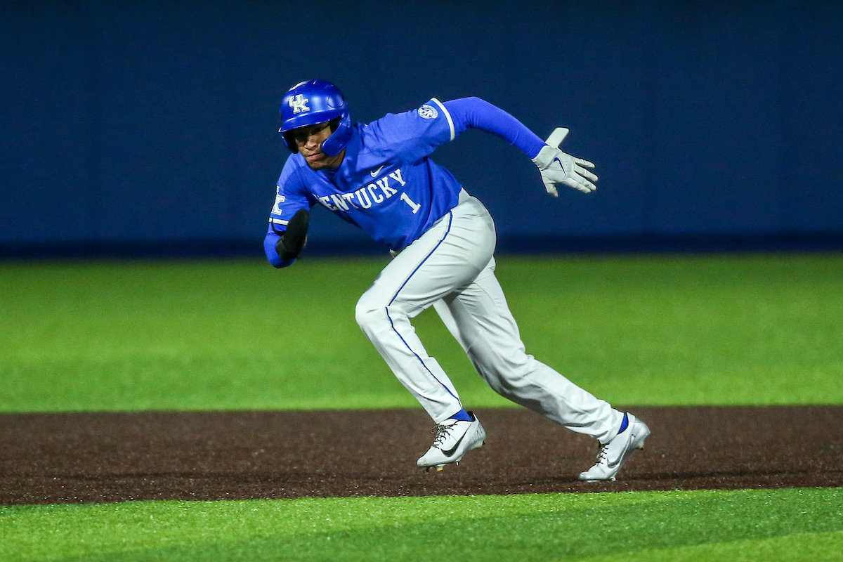 Daniel Harris IV.

Kentucky loses to Georgia 2-4.

Photo by Sarah Caputi | UK Athletics