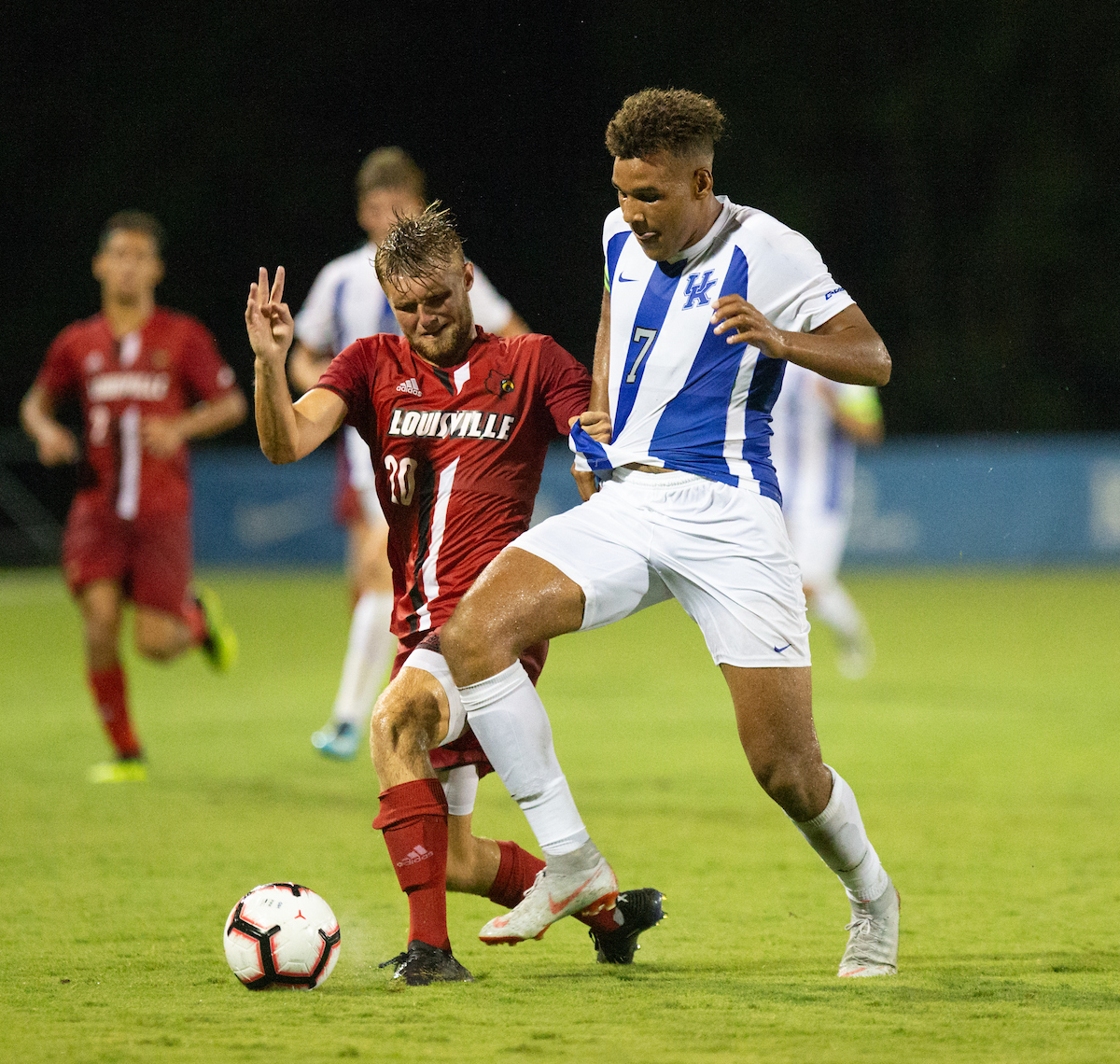 JJ Williams.

Kentucky beats Louisville 3-0.


Photo by Isaac Janssen | UK Athletics