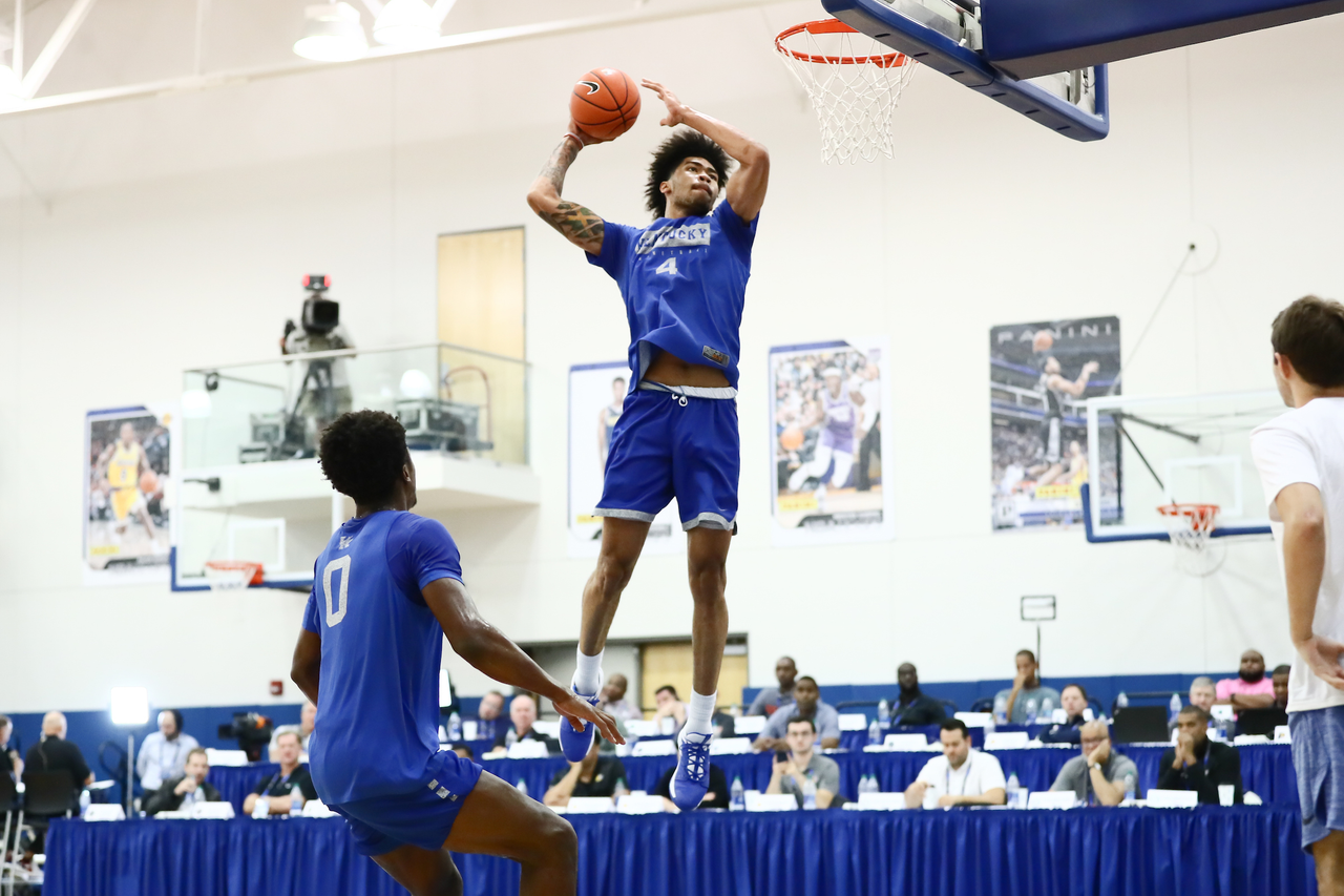 Nick Richards.


Kentucky men's basketball Pro Day.


Photo by Elliott Hess | UK Athletics