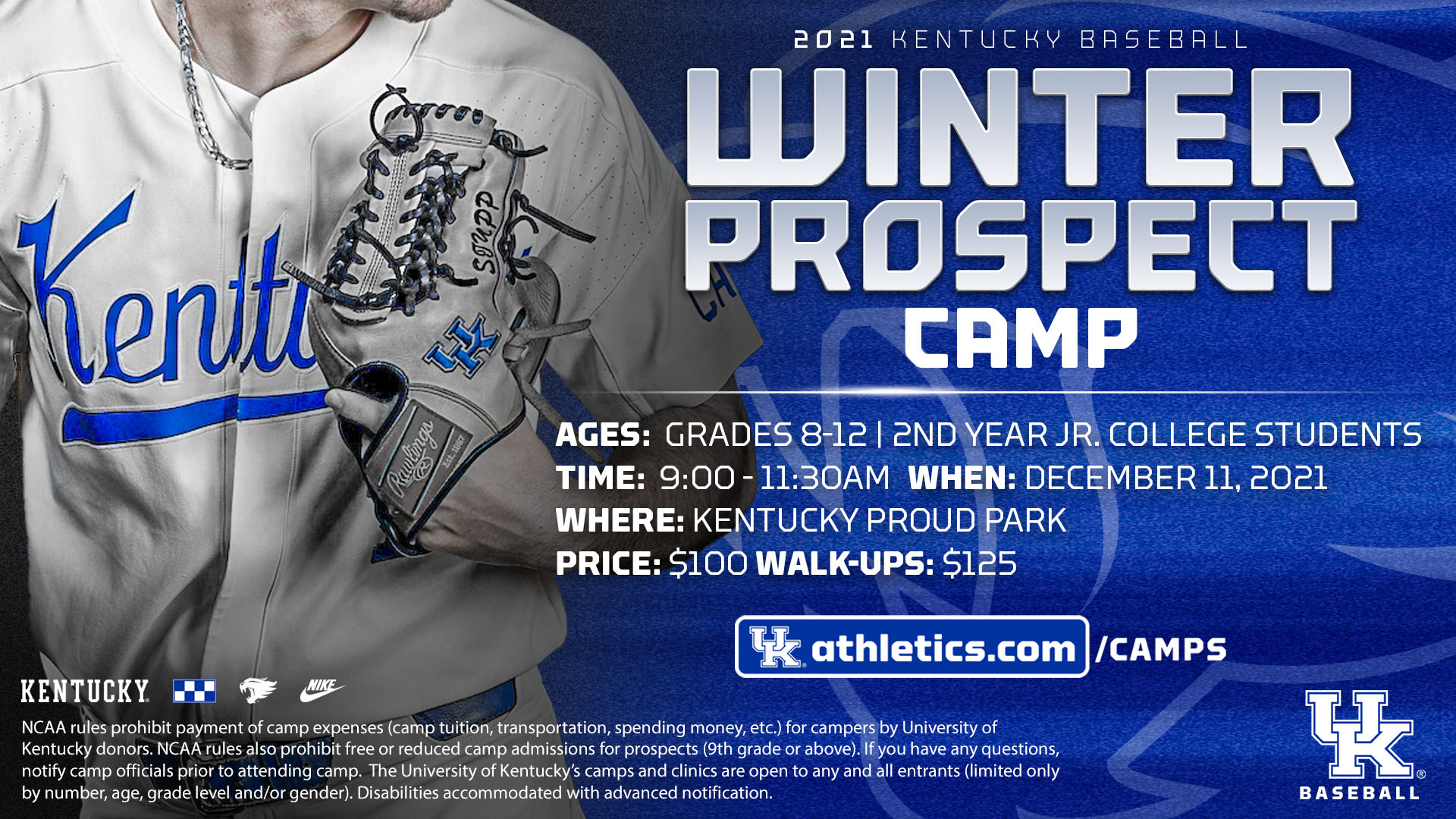 Kentucky Baseball Winter Prospect Camp