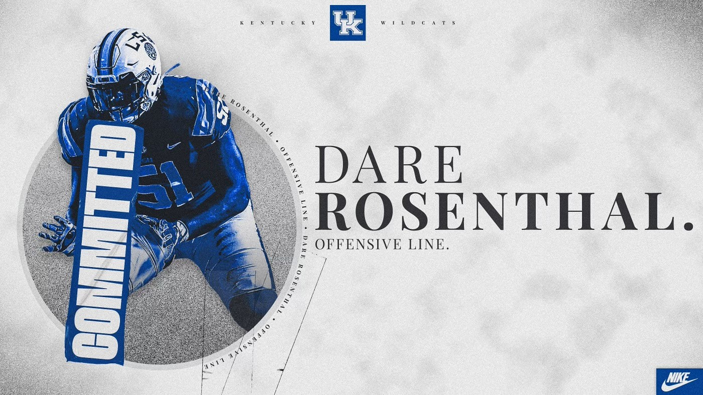 Offensive Tackle Dare Rosenthal Transfers to Kentucky
