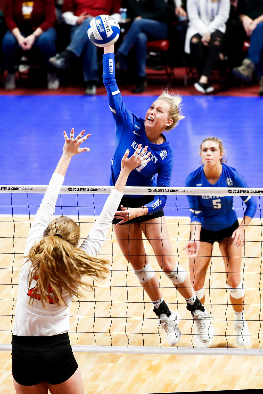Alli Stumler.

Kentucky falls to Nebraska 3-0 in the NCAA Volleyball Sweet 16 at The Maturi Pavillion in Minneapolis, MN, on Friday, December 7, 2018.

Photo by Chet White | UK Athletics
