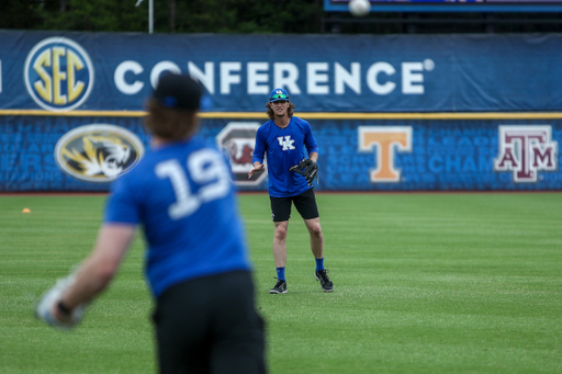 Adam Fogel.

Kentucky Baseball Practice at the 2022 SEC Tournament.

Photo by Sarah Caputi | UK Athletics