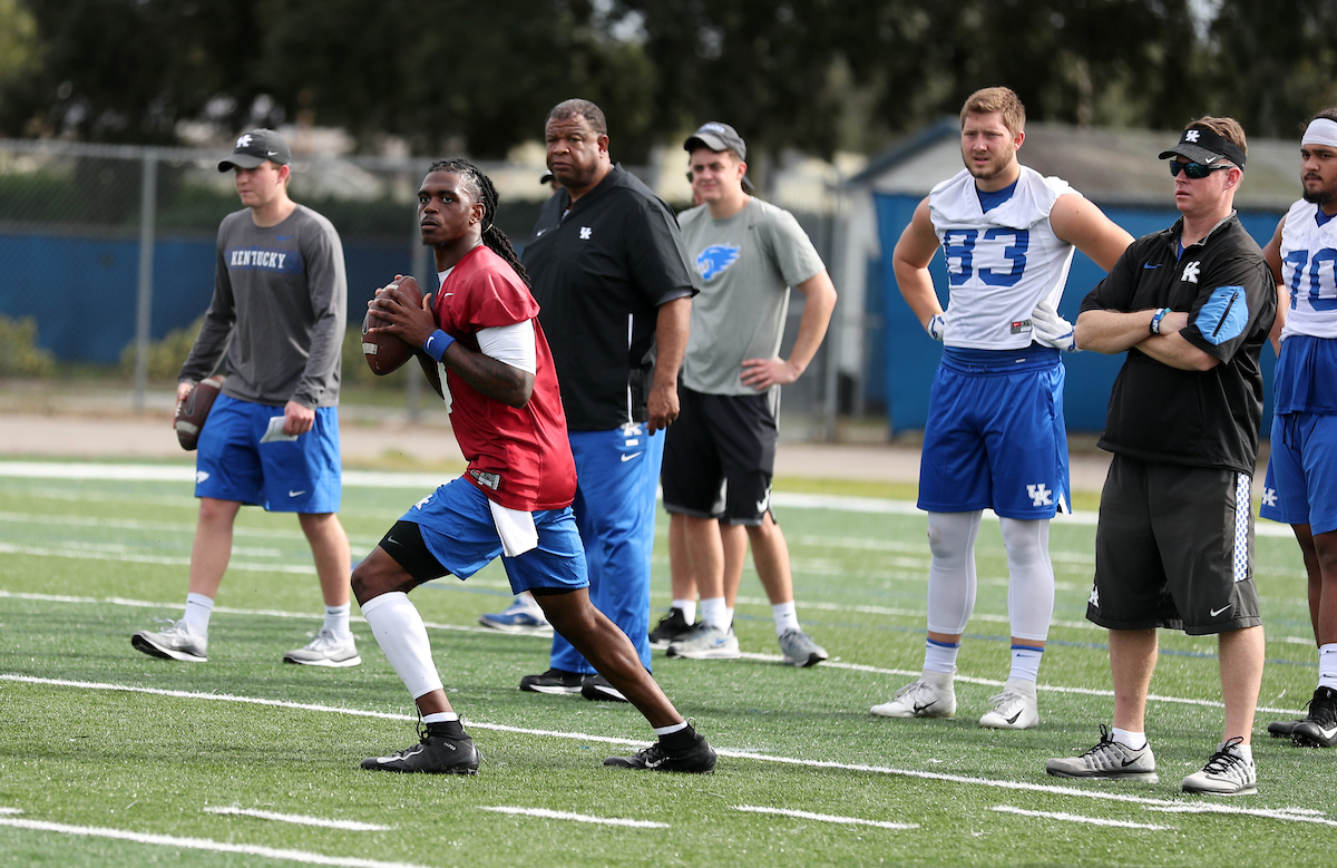 Bowl Practice Day 1.

Photo by Britney Howard  | UK Athletics