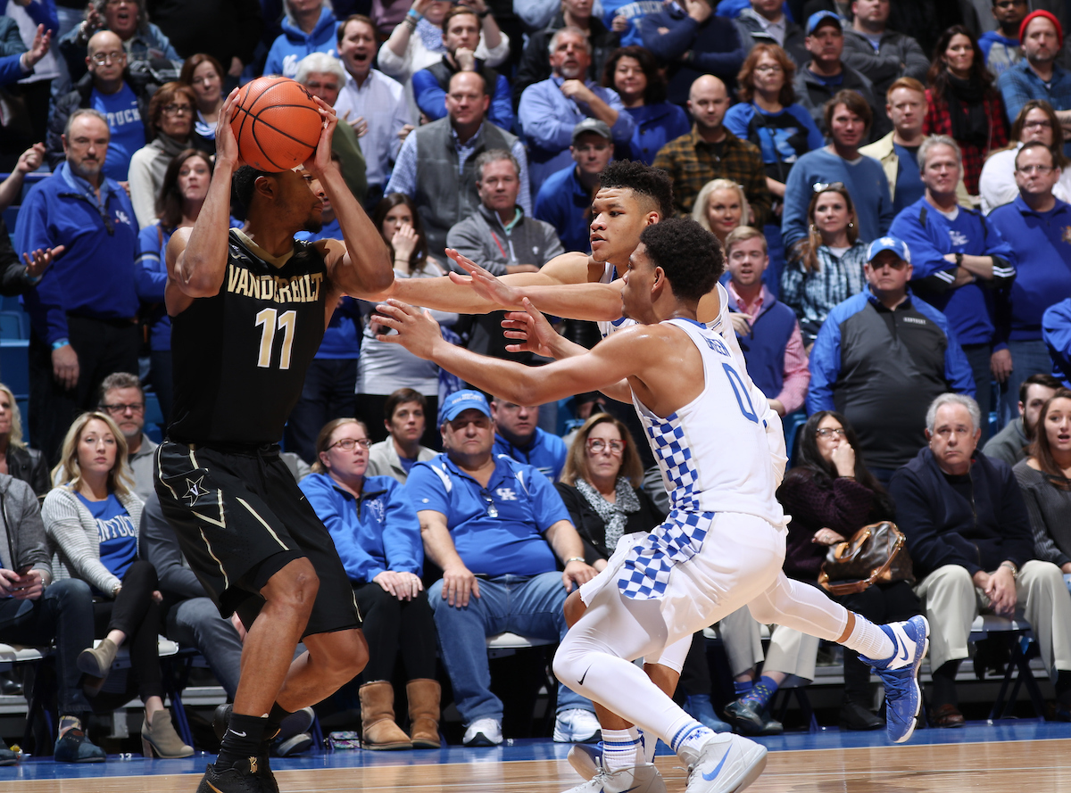 Quade Green.

The University of Kentucky men's basketball team beats Vanderbilt 83-81 on Tuesday, January 30, 2018 at Rupp Arena in Lexington, Ky.

Photo by Elliott Hess | UK Athletics