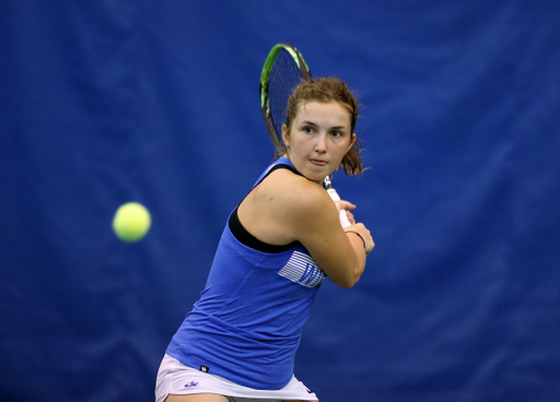 JUSTINA MIKULSKYTE
The women's tennis team faces Texas A&M on Saturday, April 7, 2018.
Photo by Britney Howard | UK Athletics