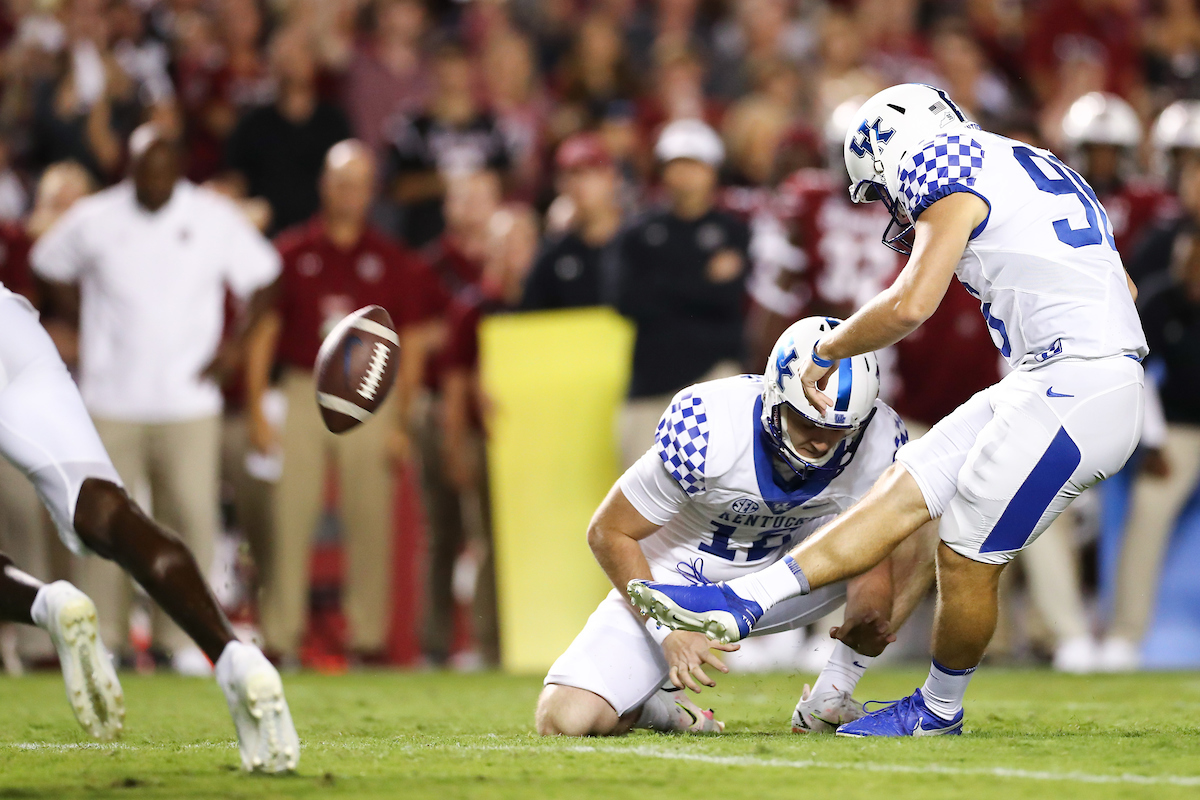 Matt Ruffolo.

Kentucky beats South Carolina, 16-10.

Photo by Elliott Hess | UK Athletics