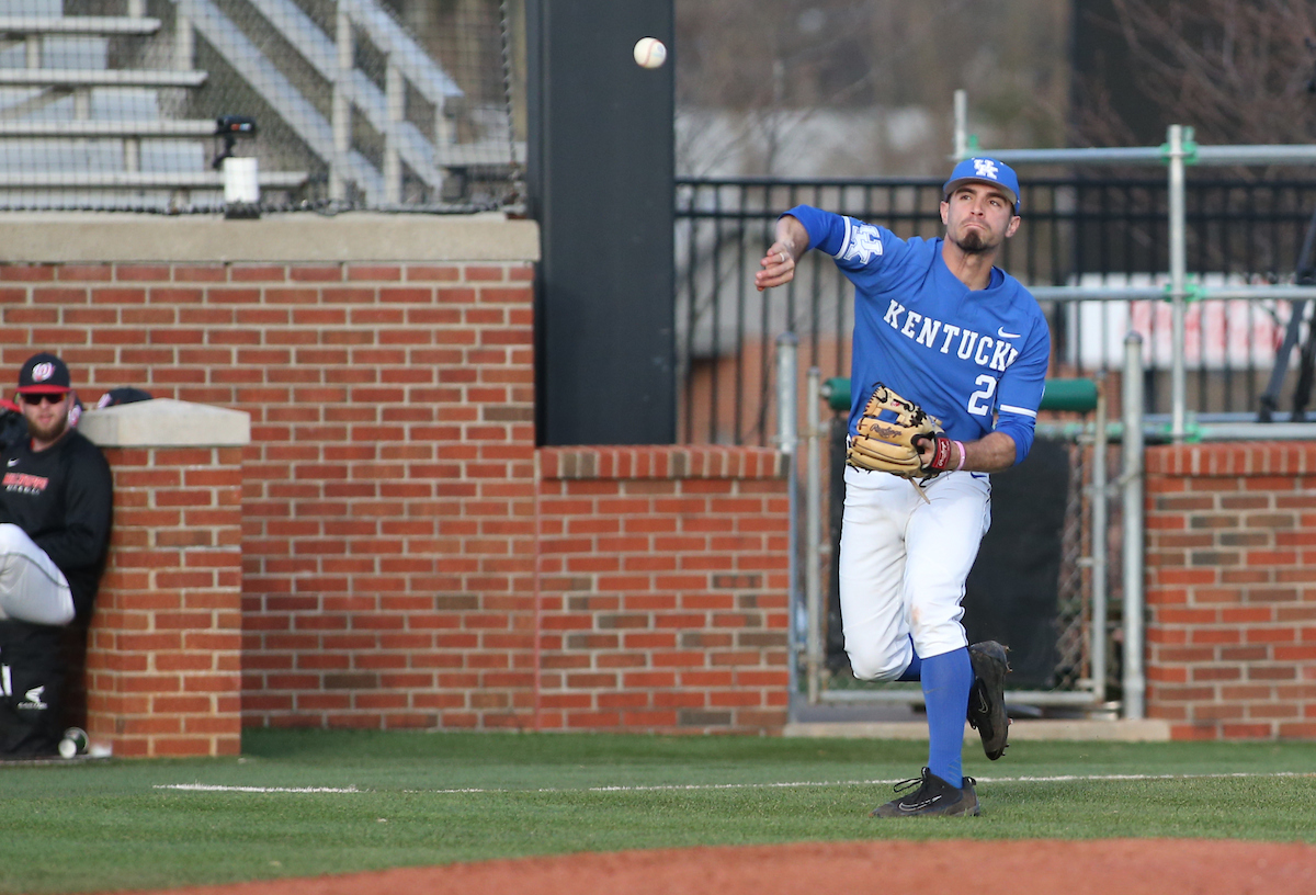 Trey Dawson

The University of Kentucky baseball team defeats Western Kentucky University 4-3 on Tuesday, February 27th, 2018 at Cliff Hagan Stadium in Lexington, Ky.


Photo By Barry Westerman | UK Athletics