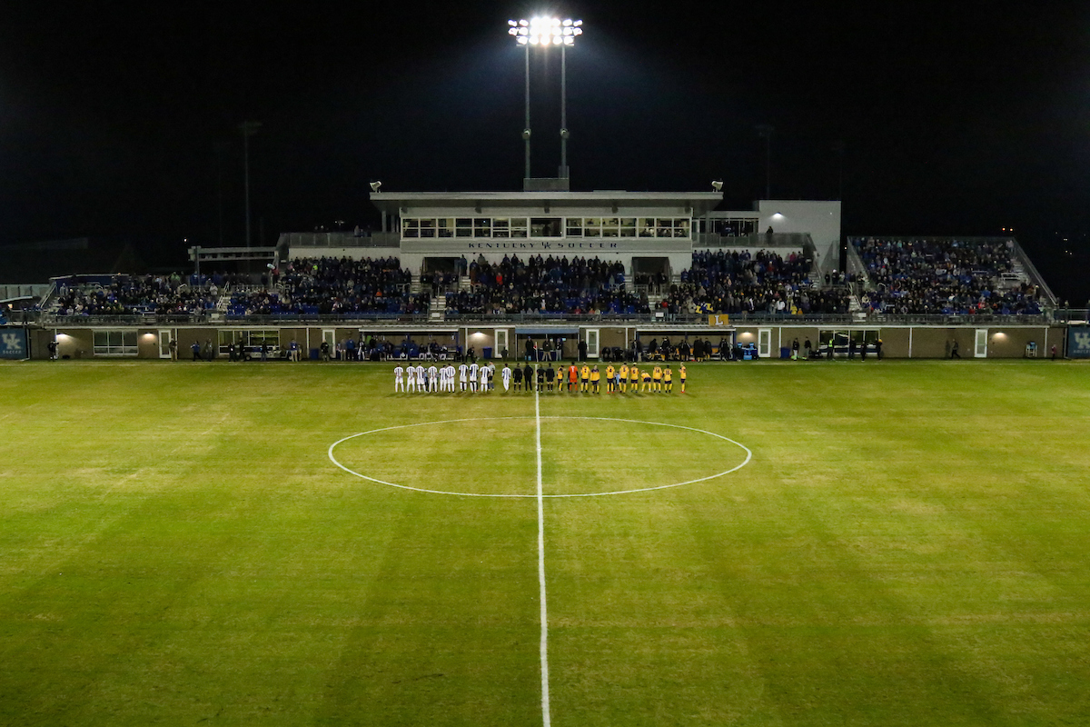 The Bell. Team. NCAA

Men's soccer beat Lipscomb 2-1

Photo by Eddie Justice | UK Athletics