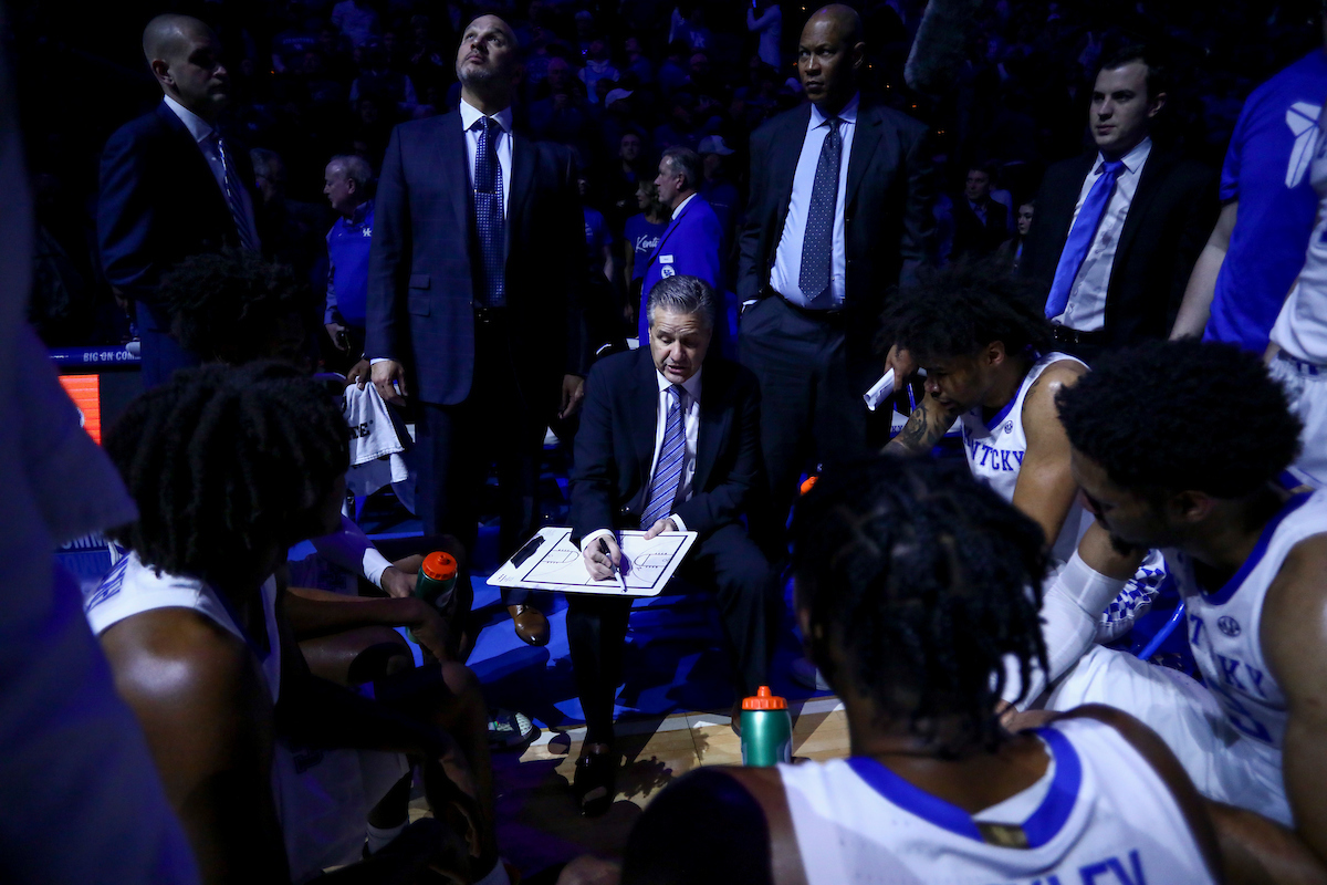 John Calipari. Tony Barbee. Kenny Payne.

UK beats Vandy 71-62.

Photo by Chet White | UK Athletics