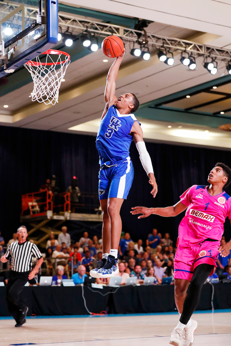 Keldon Johnson.

The University of Kentucky men's basketball team beat Serbia's Mega Bemax 100-64 at the Atlantis Imperial Arena in Paradise Island, Bahamas, on Saturday, August11, 2018.

Photo by Chet White | UK Athletics