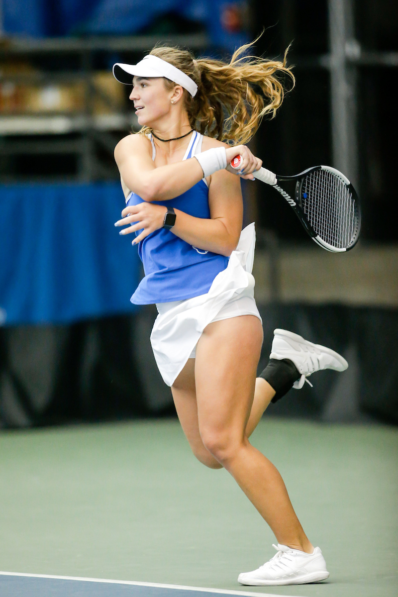 Akvil? Para?inskait?.

Kentucky women's tennis hosts Kennesaw State.

Photo by Isaac Janssen | UK Athletics