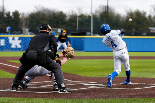 Zeke Lewis. 

Kentucky beats Milwaukee, 9-3. 

Photo By Barry Westerman | UK Athletics