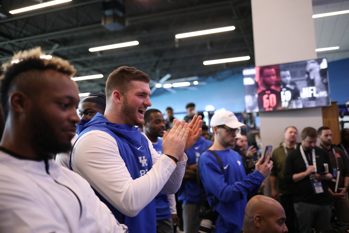 CJ Conrad.

Pro Day for UK Football.

Photo by Quinn Foster | UK Athletics