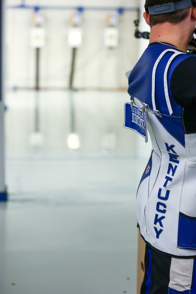 Richard Clark. 

Kentucky Rifle vs the Navy. 

Photo by Sarah Caputi | UK Athletics
