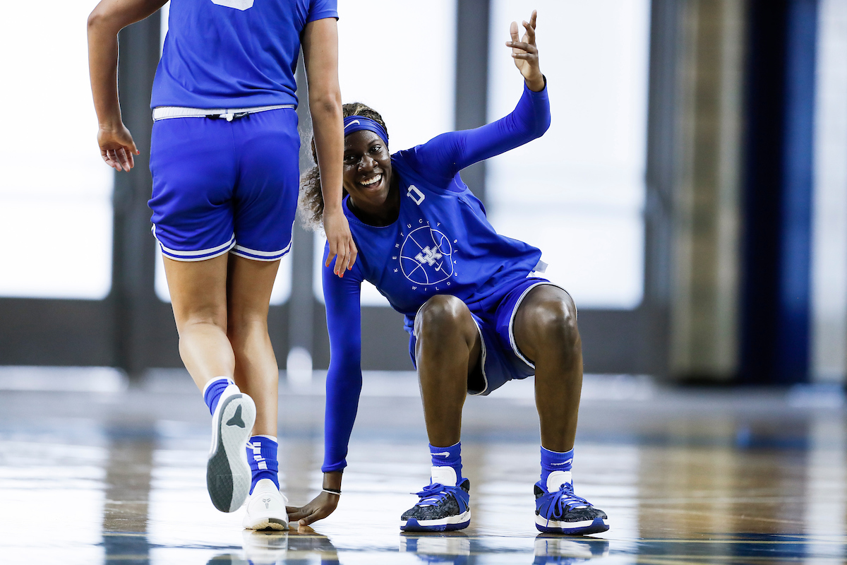 Rhyne Howard.

Women’s blue-white.

Photos by Chet White | UK Athletics