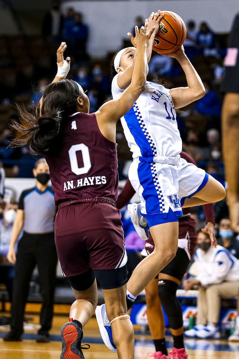 Jada Walker.

Kentucky beats Mississippi State 81-74.

Photo by Eddie Justice | UK Athletics