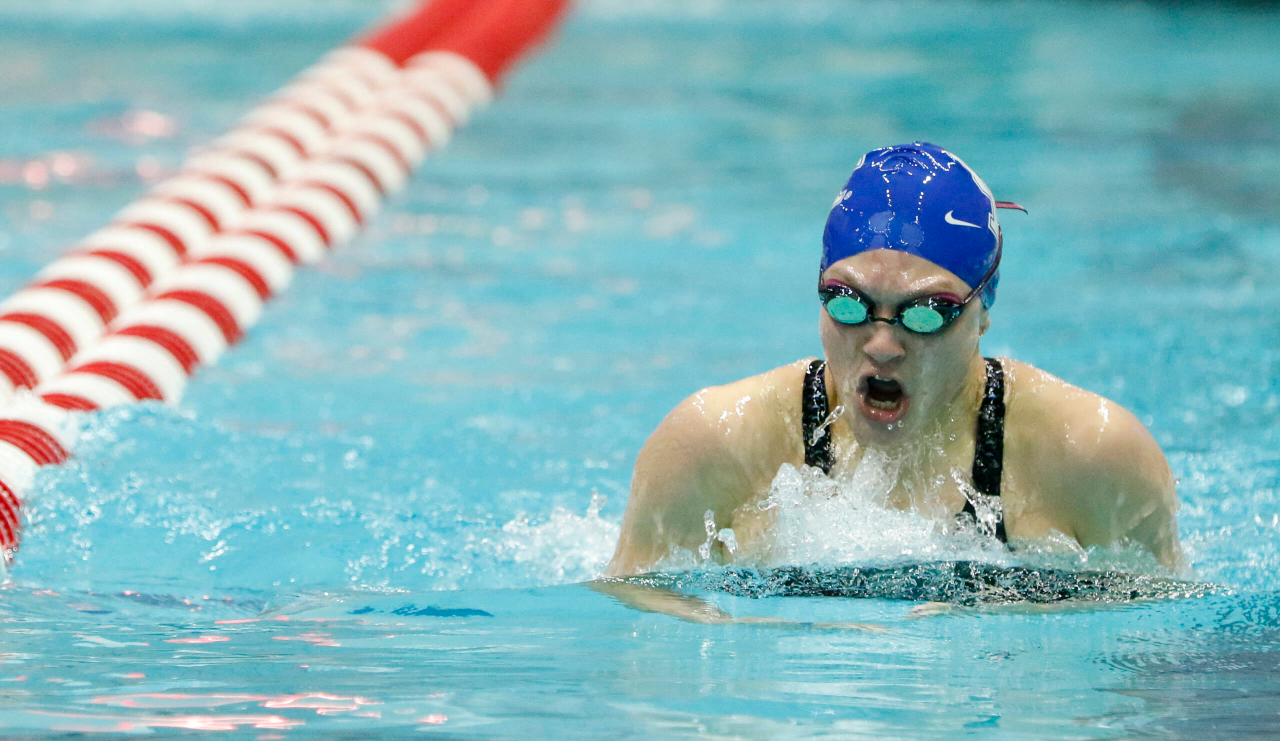 Photos from the morning portion of the final day of the 2019 SEC Swimming and Diving Championships in the Gabrielsen Natatorium at the University of Georgia in Athens, Ga., on Saturday, Feb. 23, 2019. (Casey Sykes)