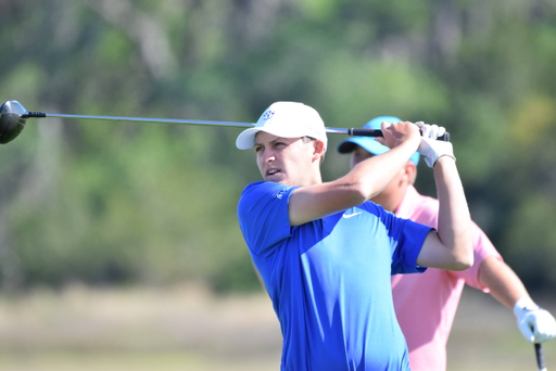 Cooper Musselman at the SEC Golf Championship. (Steven Colquitt)