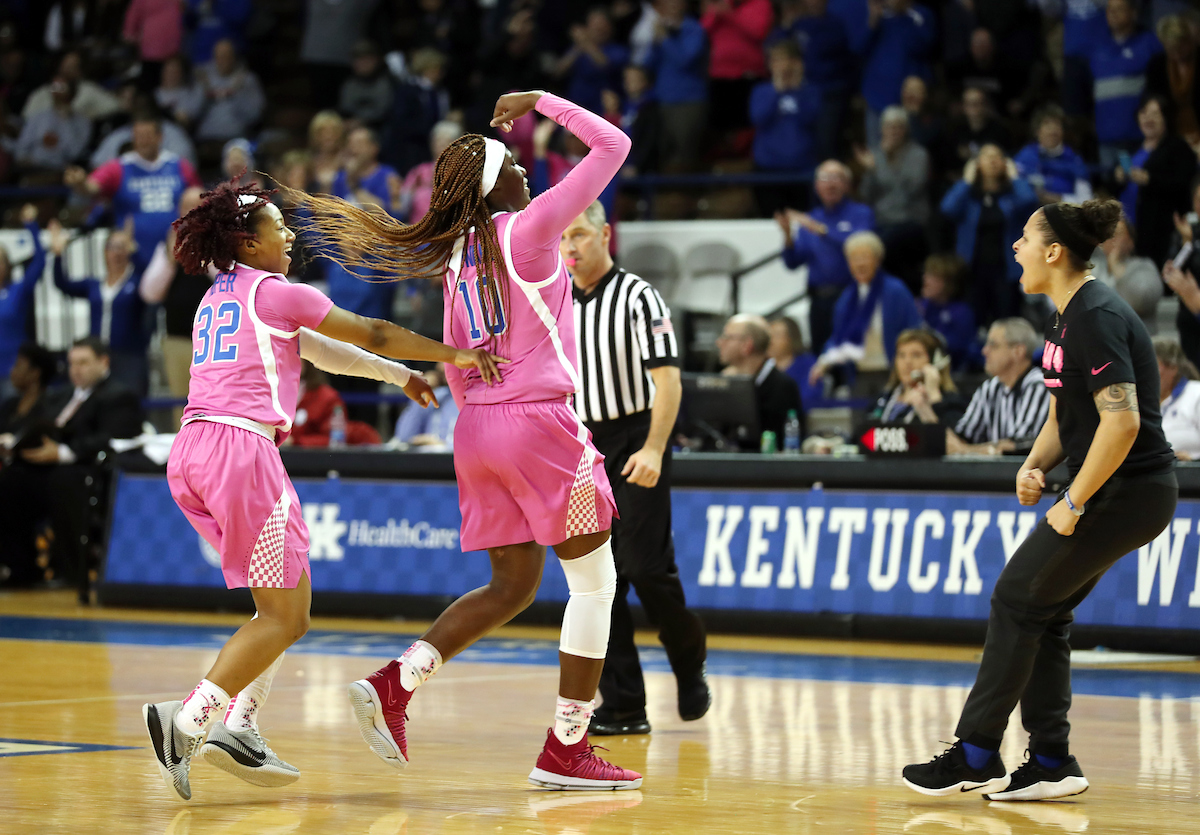 Rhyne Howard
The UK Women's Basketball team beat Arkansas.
Photo by Britney Howard | UK Athletics