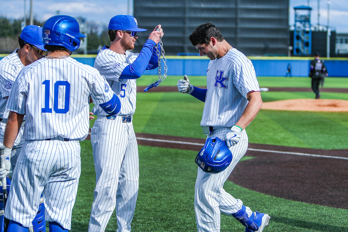Jacob Plastiak.

Kentucky defeats High Point 9-5.

Photo by Sarah Caputi | UK Athletics