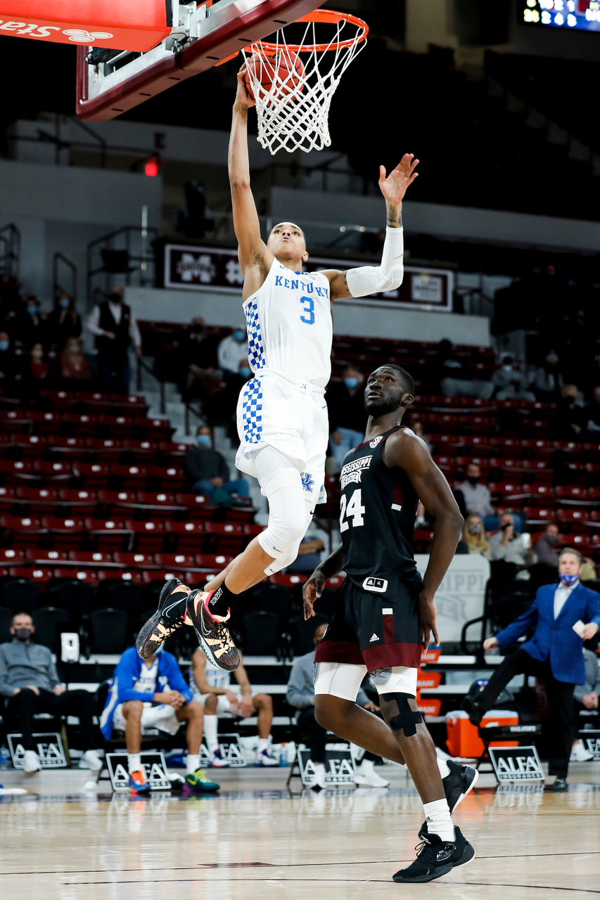 Brandon Boston Jr.

Kentucky beat Mississippi State 78-73 in Starkville.

Photo by Chet White | UK Athletics