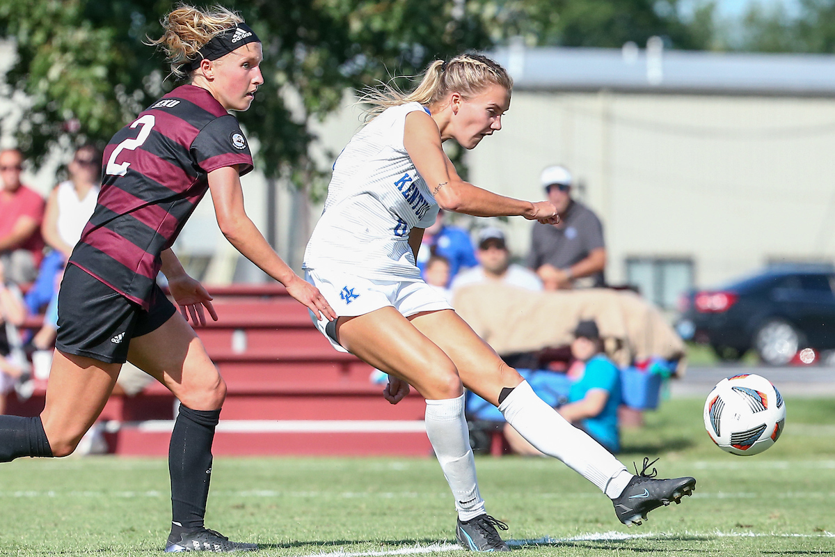 Hannah Richardson.

Kentucky beats Eastern Kentucky University 6 - 0.

Photo by Sarah Caputi | UK Athletics