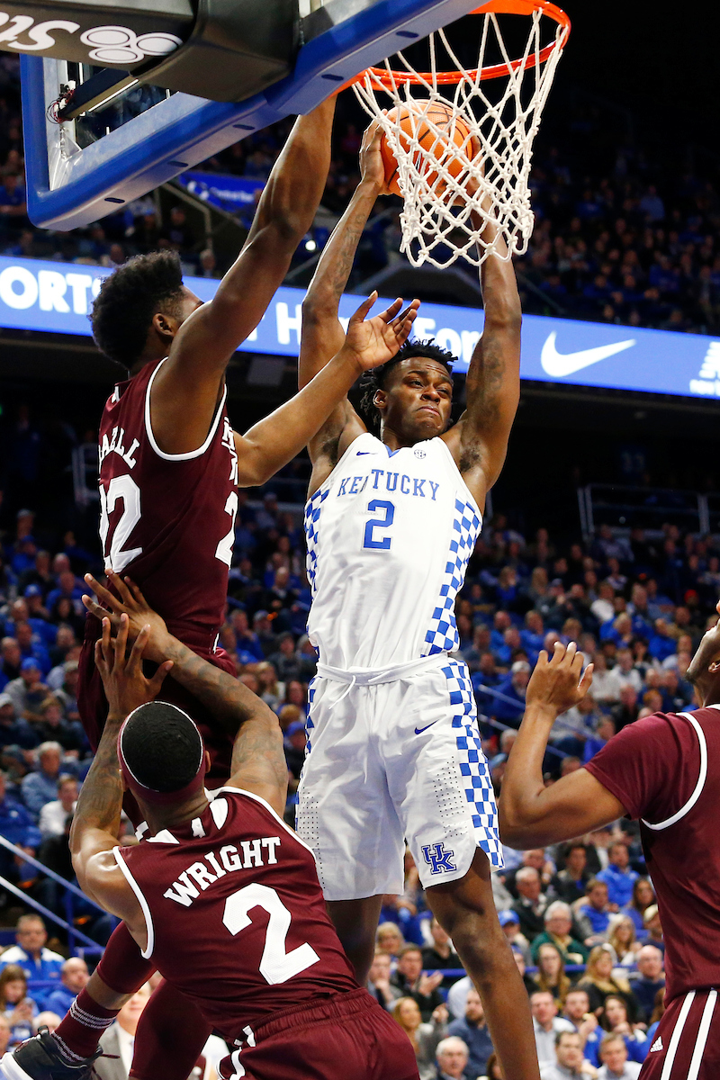 Jarred Vanderbilt.

The University of Kentucky men's basketball team defeats Mississippi State 78-65 on Tuesday, January 23, 2017, in Lexington's Rupp Arena.

Photo by Quinn Foster I UK Athletics