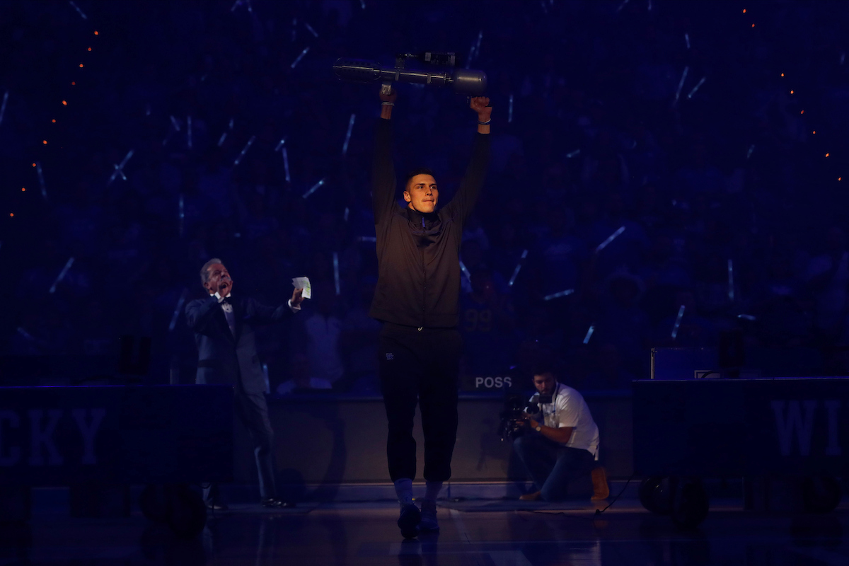 Nate Sestina.

2019 Big Blue Madness

Photo by Chet White | UK Athletics
