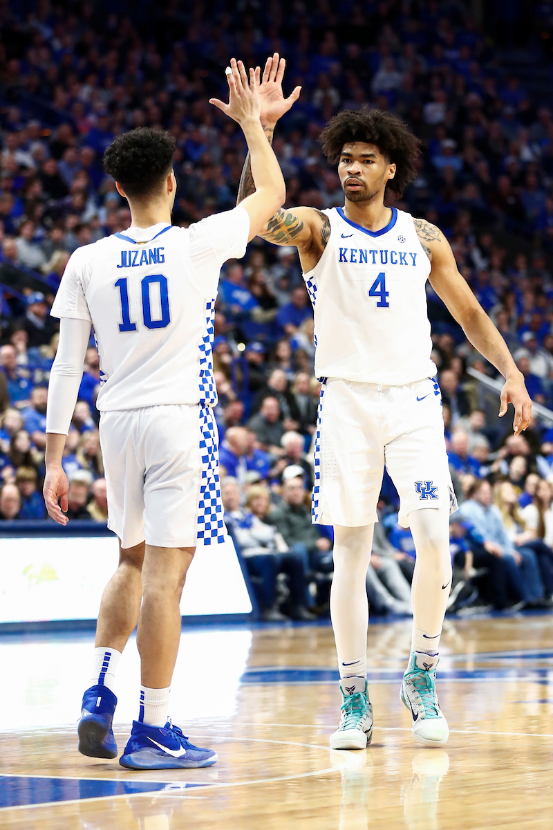 Johnny Juzang. Nick Richards.

UK beats Vandy 71-62.

Photo by Chet White | UK Athletics