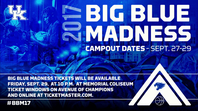 Big Blue Madness Ticket Distribution Set for Sept. 29