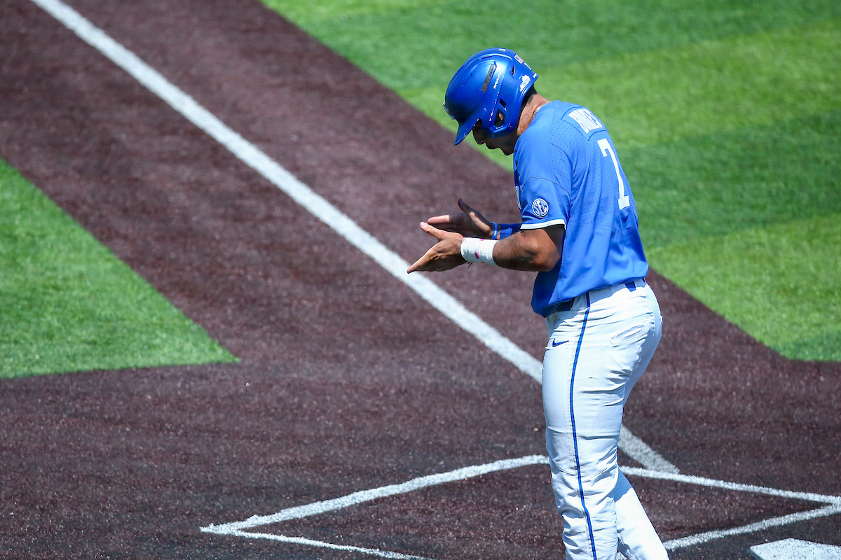 Devin Burkes.

Kentucky beats Auburn 5-1.

Photo by Sarah Caputi | UK Athletics