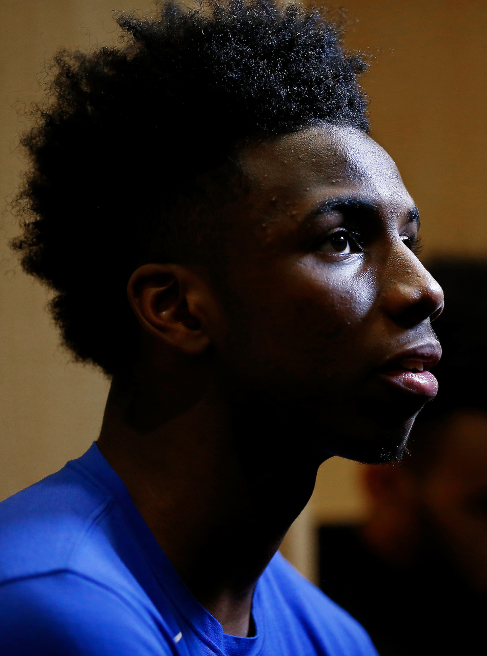 Hamidou Diallo.

Photos from the University of Kentucky men's basketball closed practice, media pressers, and an open practice at Taco Bell Arena in Boise, ID., on Wednesday, March 14, 2018.

Photo by Chet White | UK Athletics