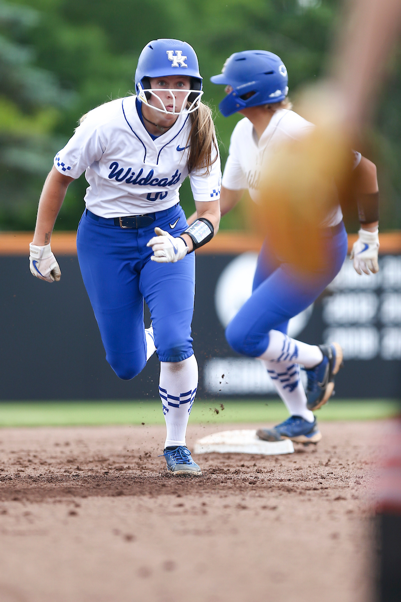 Hallie Mitchell.

Kentucky falls to Virginia Tech 2-9.

Photo by Grace Bradley | UK Athletics