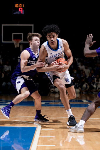 Jacob Toppin.

Kentucky beat High Point 92-48.

Photos by Chet White | UK Athletics