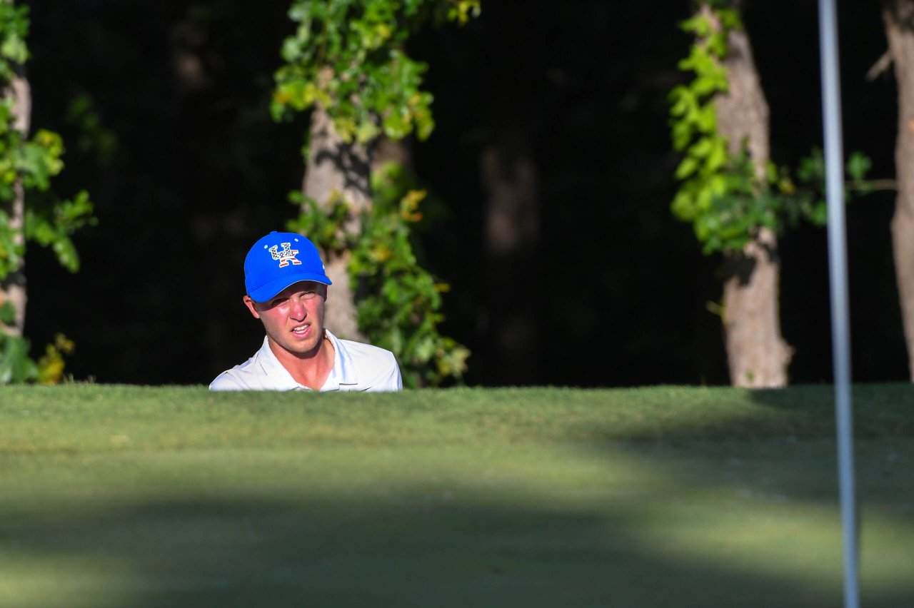 Cooper Musselman at the 2018 NCAA Men's Golf National Championship.
