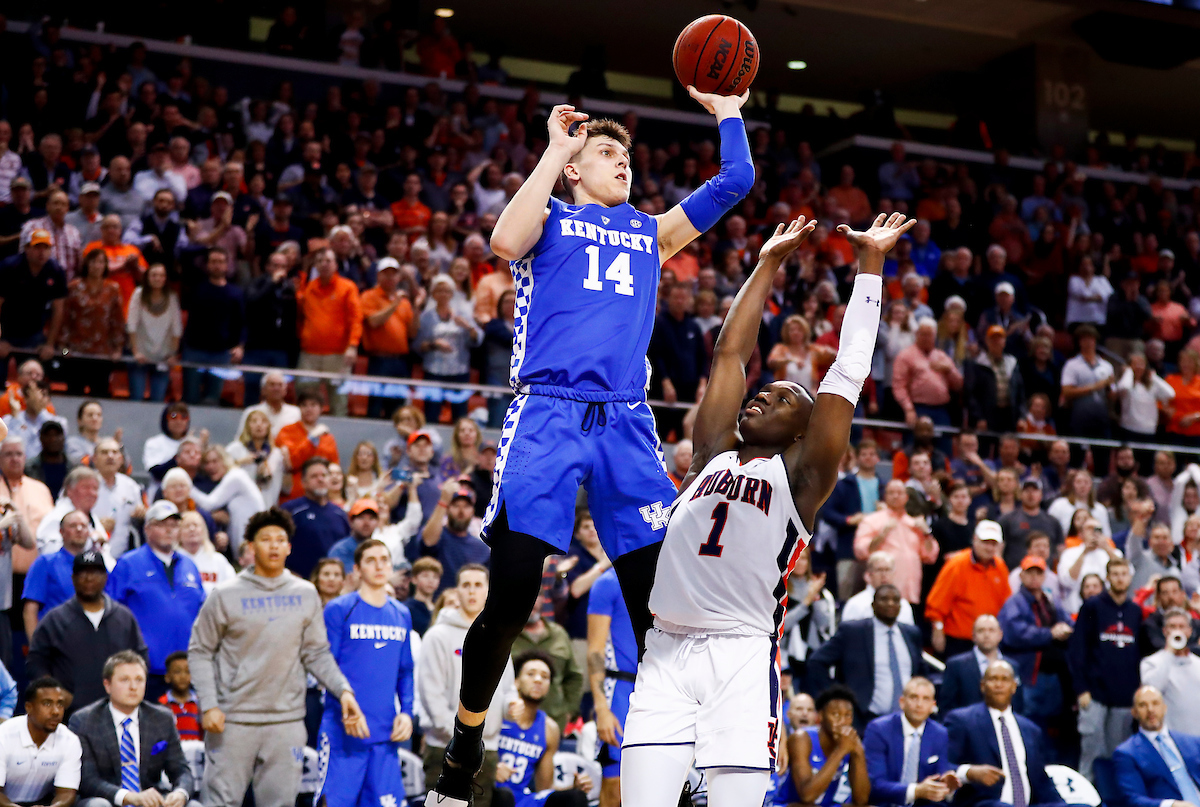 Tyler Herro.

Kentucky beat Auburn 82-80 at Auburn Arena in Auburn, AL., on Saturday, January 19, 2019.

Photo by Chet White | UK Athletics
