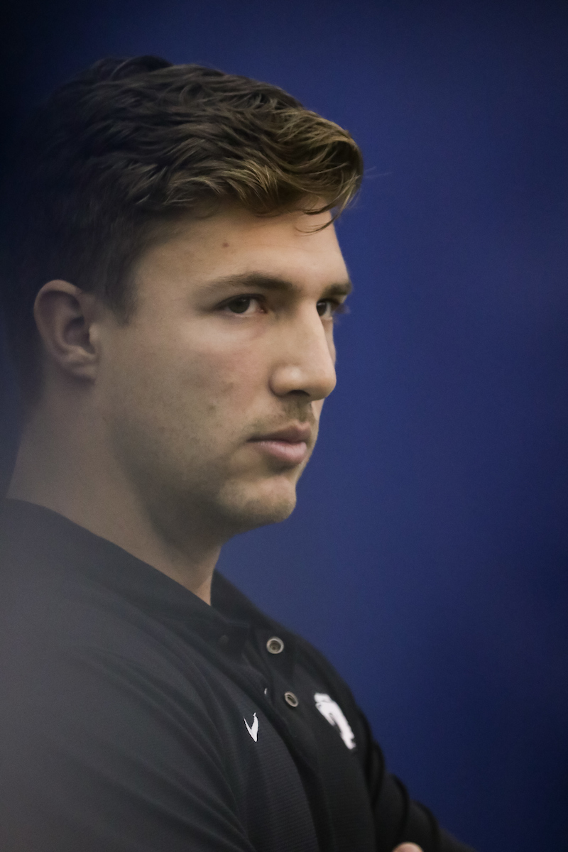 Mark Goldberg. 

Kentucky men's tennis hosts Notre Dame.

Photo by Eddie Justice | UK Athletics