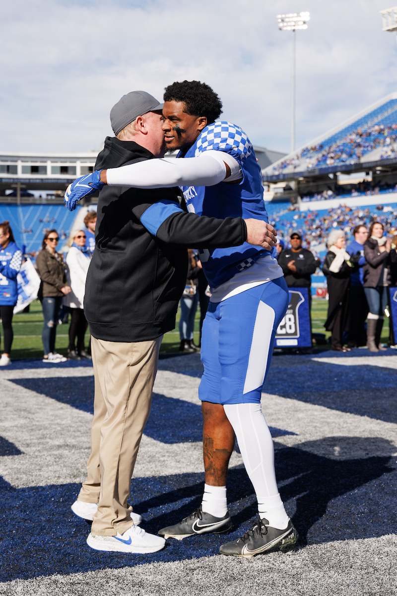 Davonte Robinson.

Kentucky beat New Mexico State 56-16.

Photo by Elliott Hess | UK Athletics