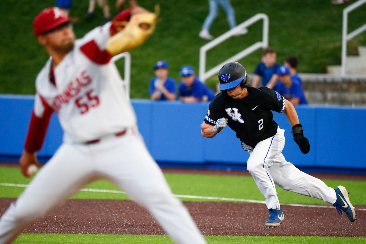 Austin Schultz.

Kentucky falls to Arkansas 5-2.