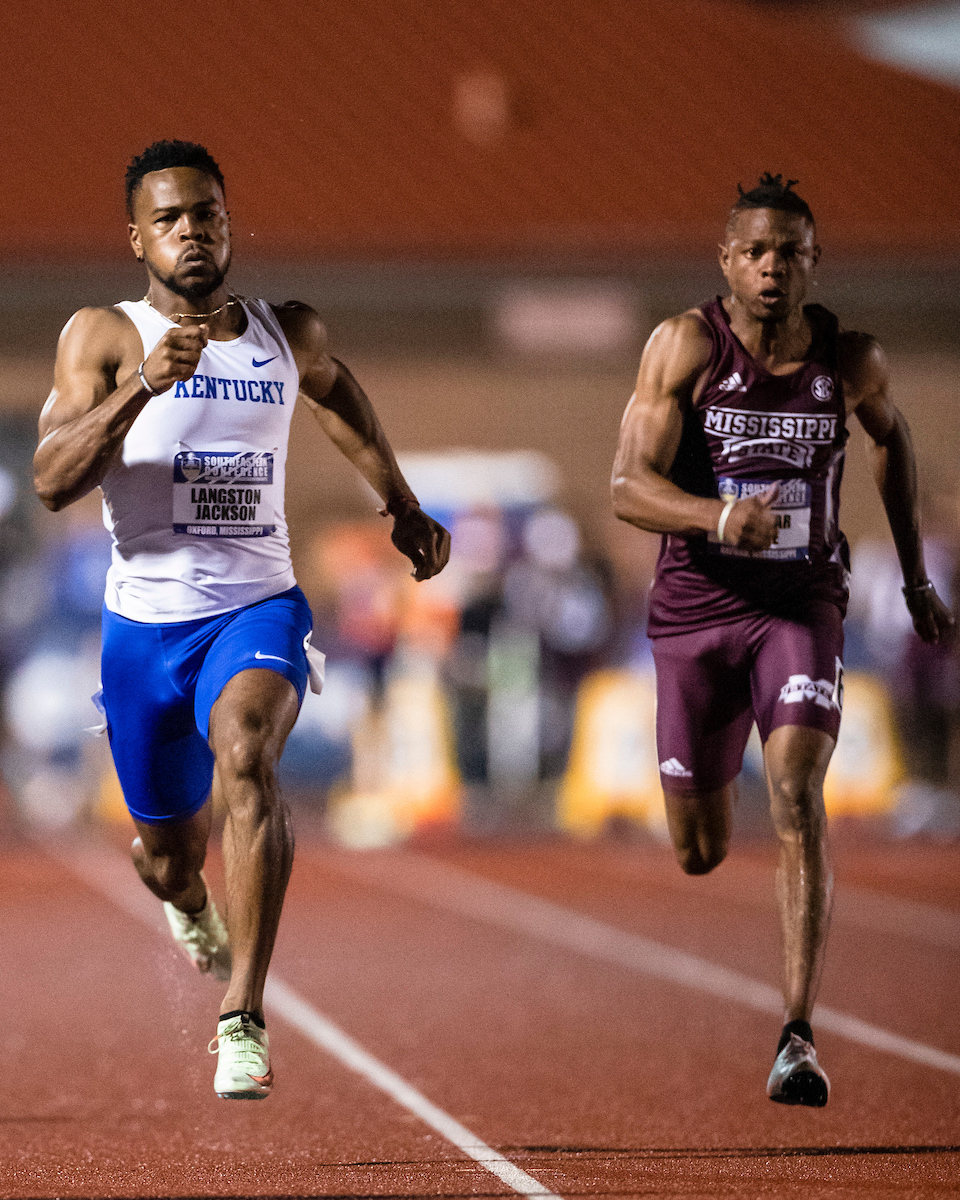 Langston Jackson.SEC Outdoor Track and Field Championships Day 2.Photo by Elliott Hess | UK Athletics