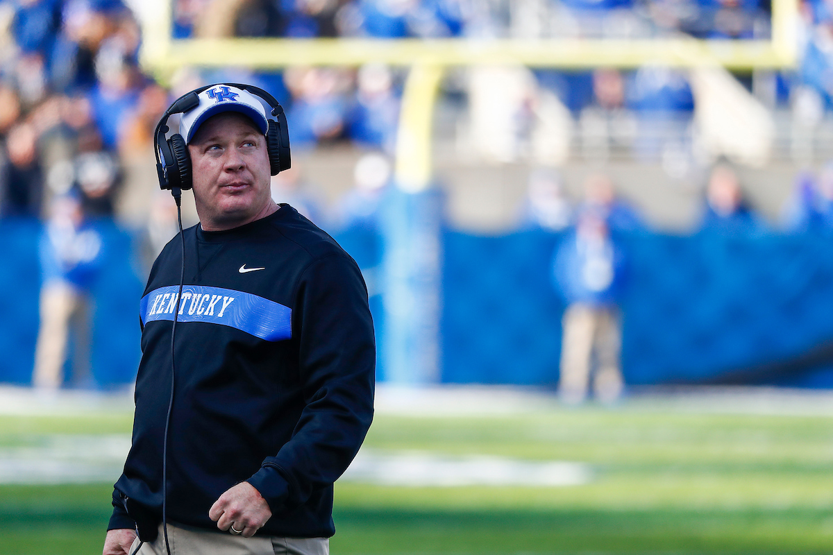 Mark Stoops

UK football beats MTSU 34-23 on Senior Day at Kroger Field.

Photo by Chet White | UK Athletics