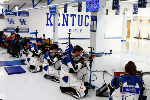 Rifle Team. 

Kentucky NCAA Rifle Qualifier. 

Photo By Barry Westerman | UK Athletics