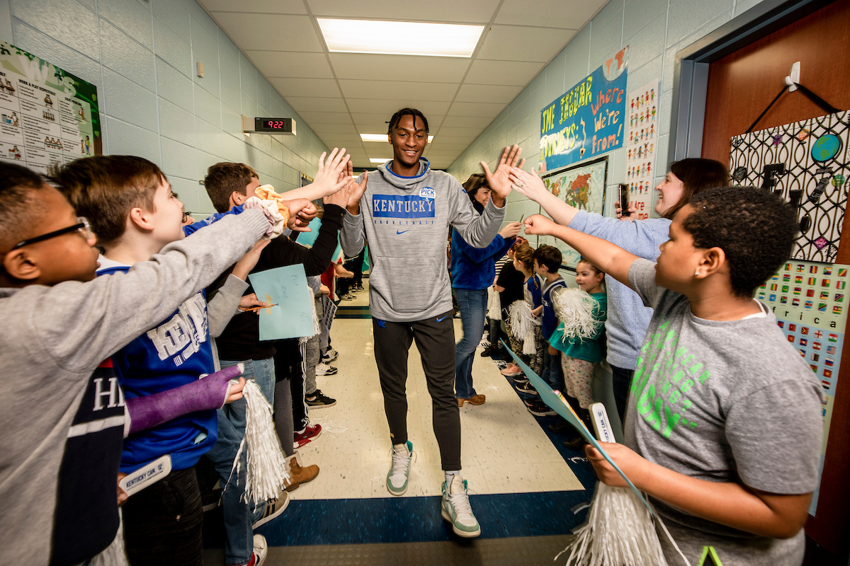 Nick Richards and Immanuel Quickley. #PickNickAndQuick.

Photo by Chet White | UK Athletics