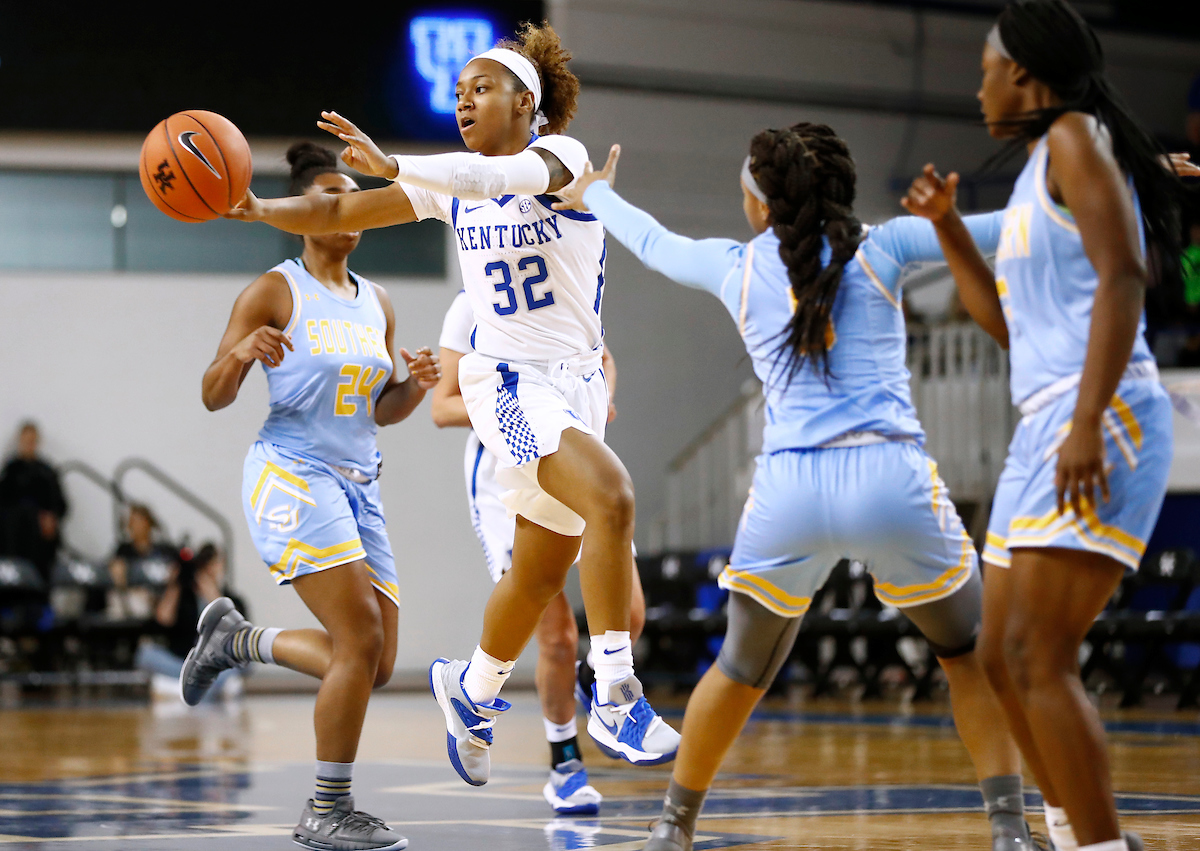 Jaida Roper. 

UK women's basketball beat Southern 91-41.

Photo by Chet White | UK Athletics