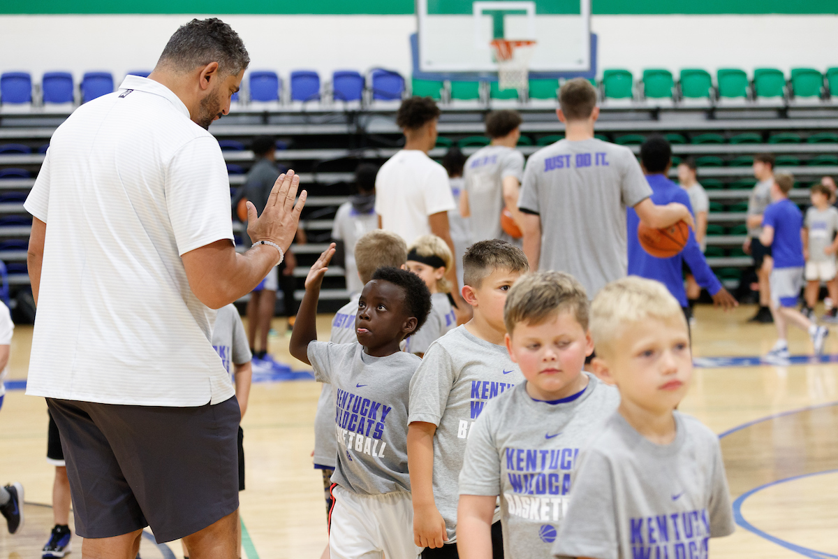 Orlando Antigua.

Men’s basketball camp at North Laurel High School in London, Kentucky.

Photo by Elliott Hess | UK Athletics