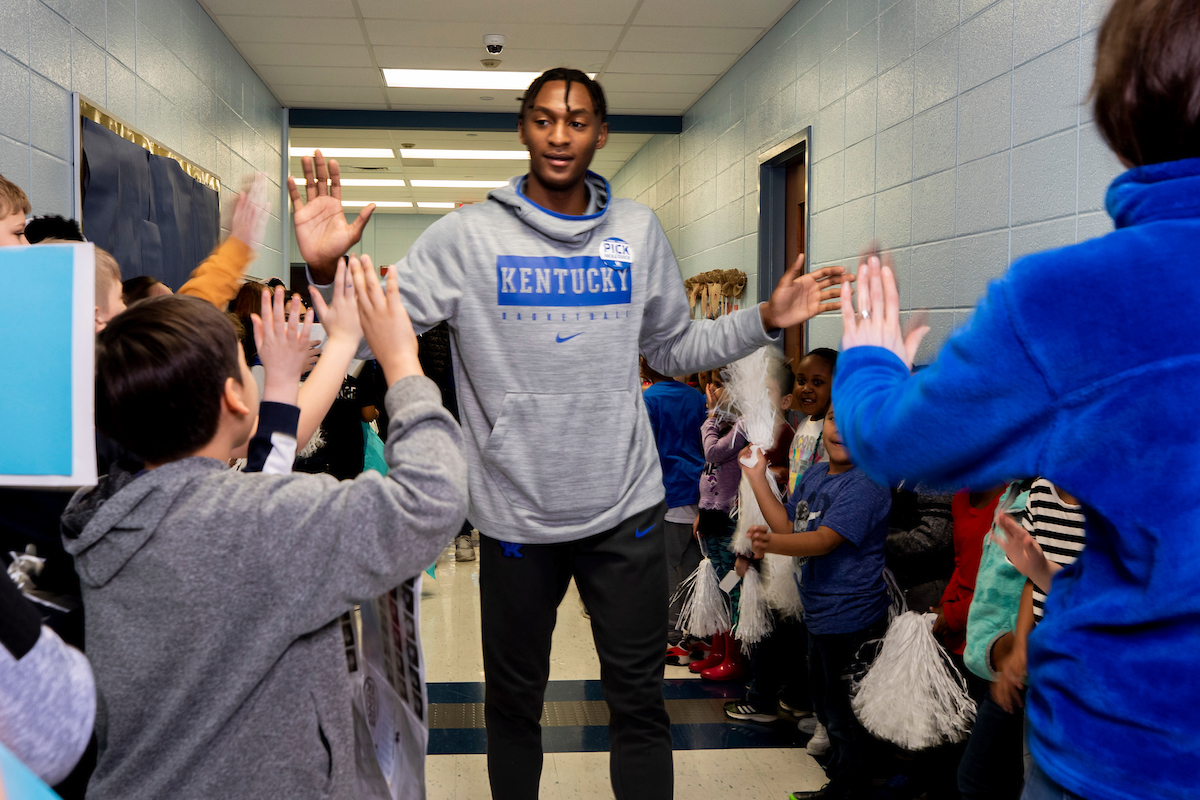 Nick Richards and Immanuel Quickley. #PickNickAndQuick.

Photo by Chet White | UK Athletics